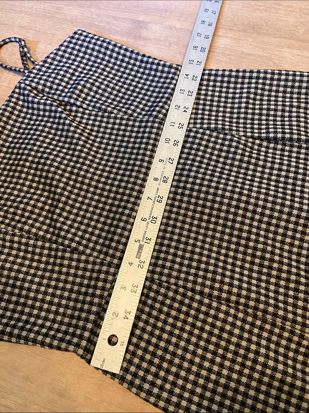 Altar'd State Black White Houndstooth Spaghetti Strap Mini Dress Sz L Mod Chic - Picture 9 of 13